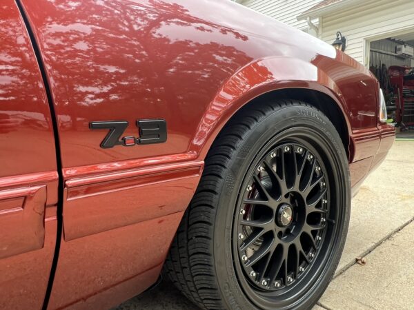 7.3-liter fender badge